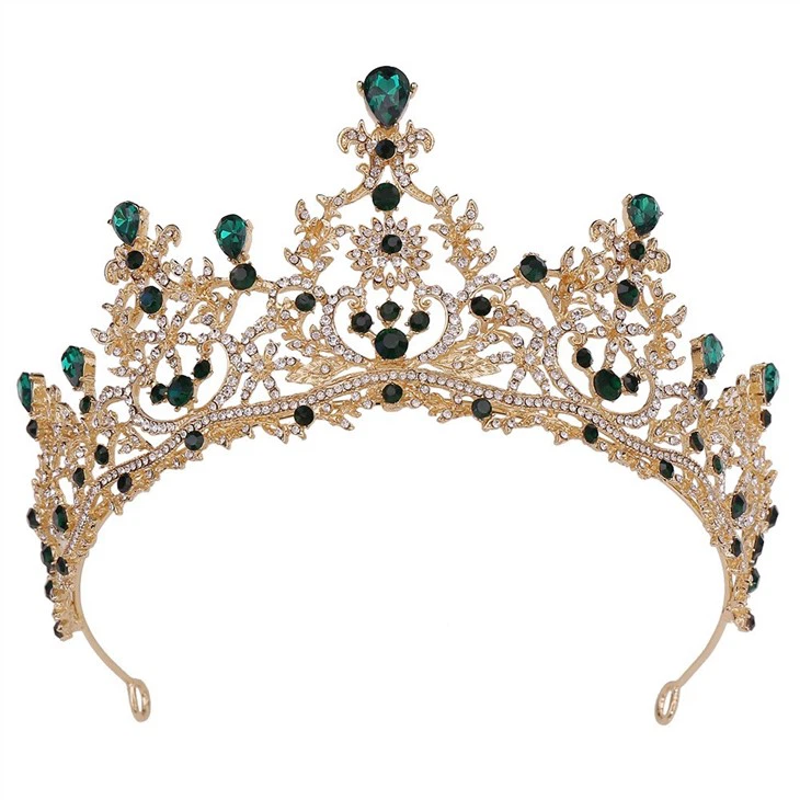 Hair Accessories Metal Headband Bridal Wedding Crown Zircon Tiara