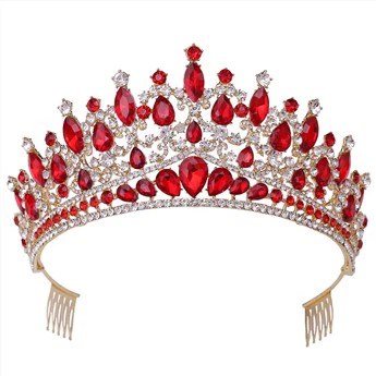 Messing Tiara kroon huwelijkskroon